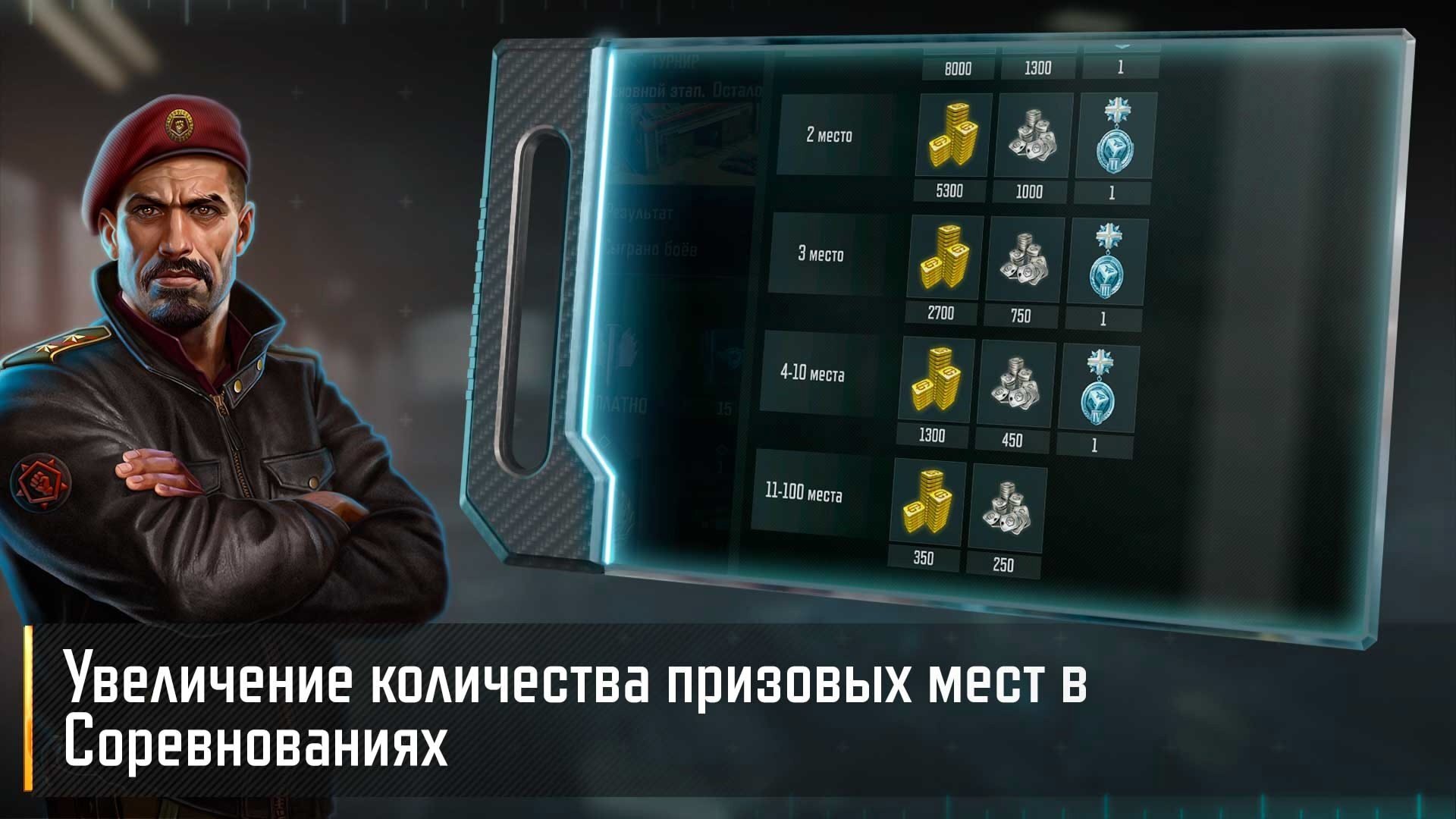 Подробная информация о "? Увеличение количества призовых мест в Соревнованиях"