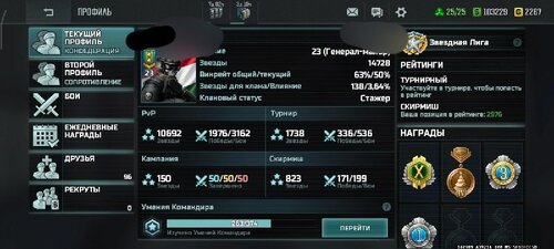 Аккаунт Конфедерация (23 ранг)