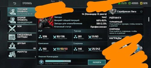 Аккаунт Сопротивление (14 ранг)